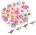 Artificial Flower Set of 10 Assorted Color