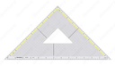 Set Square Graphic - 45° - 20cm / 8"