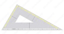 Set Square Graphic - 60° - 30cm / 12"