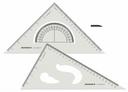 Set Squares - Technical - 45 / 60 Degree - Straight Edge 8 X 10"