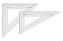 Set Squares - Technical - 45 / 60 Degree - Straight Edge 12 X 14"