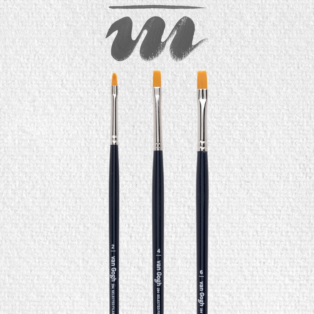 Van Gogh Oil & acrylic brush set | series 294 no. 2-4-6