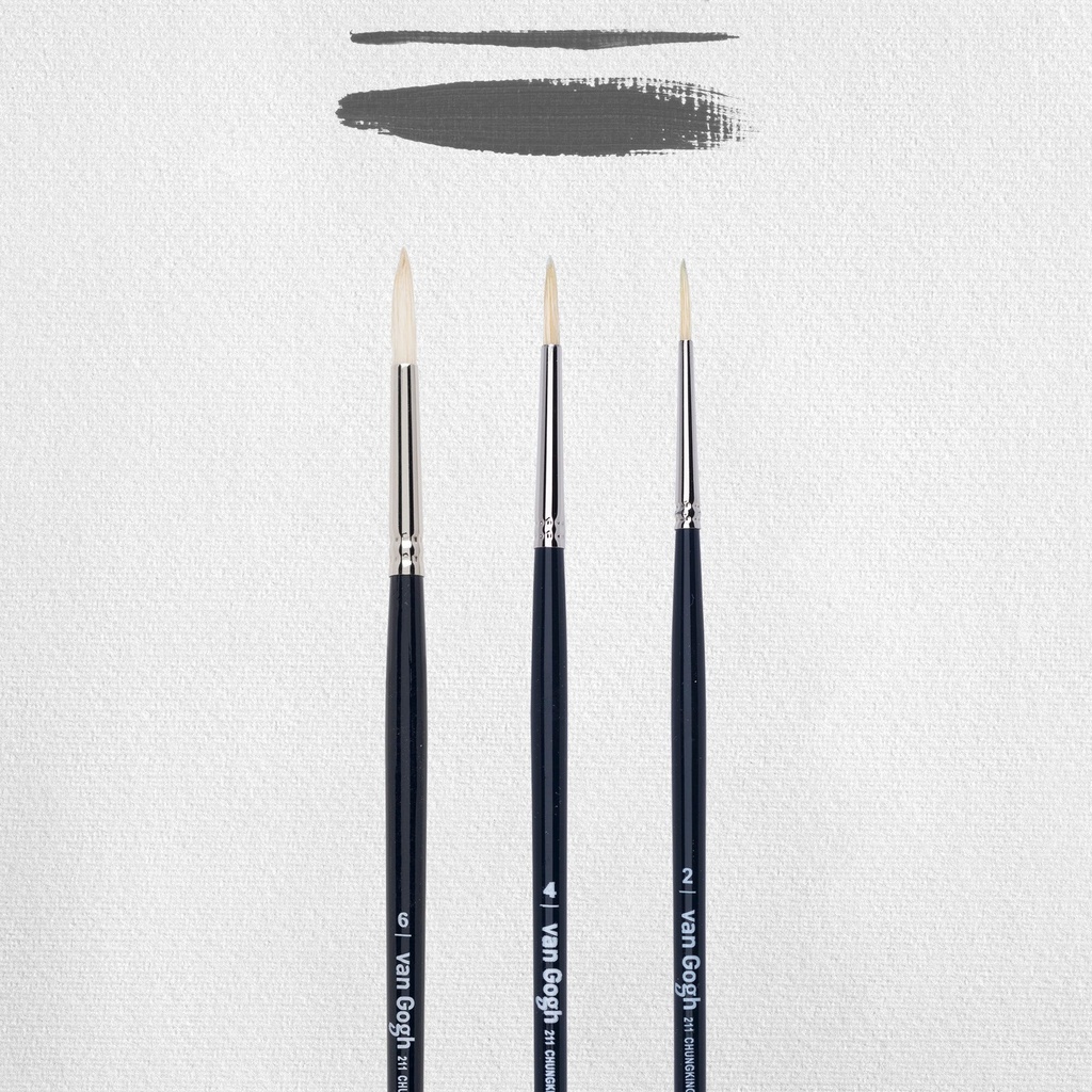 Van Gogh Oil & acrylic brush set | series 211 no. 2-4-6