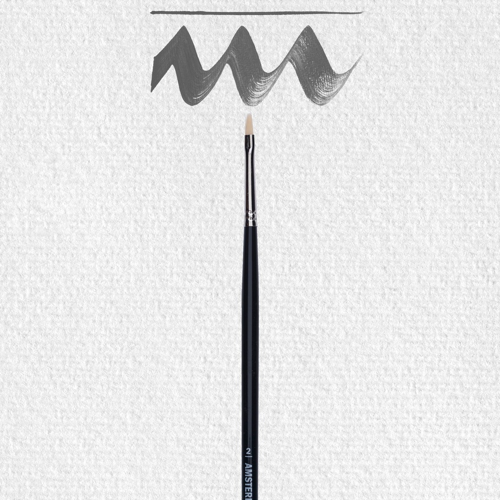 Amsterdam Brush series 600 #2 - 2 mm - synthetic flat