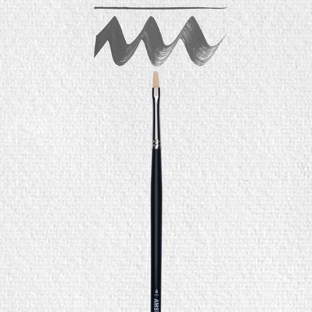 Amsterdam Brush series 600 #4 - 4 mm - synthetic flat