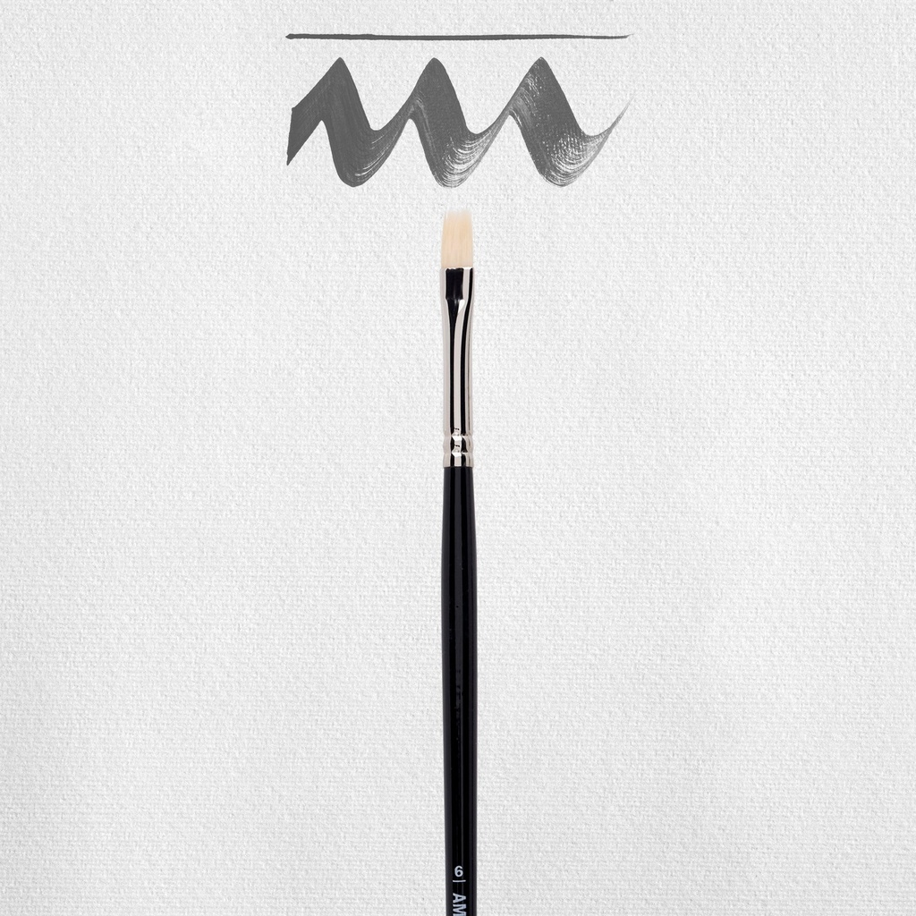 Amsterdam Brush series 600 #6 - 6 mm - synthetic flat