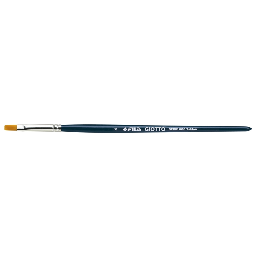 Brushes Flat n°4, Art Taklon 600 - Giotto