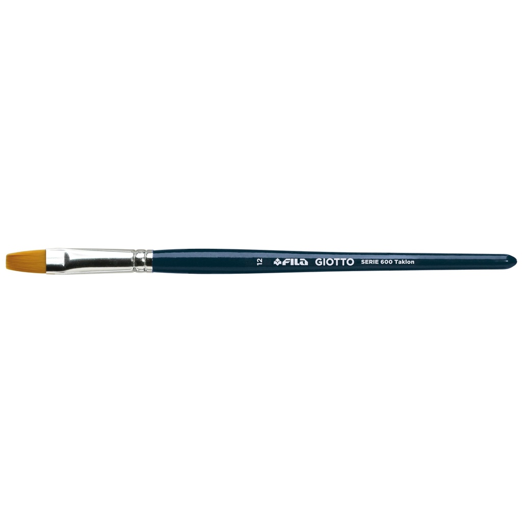 Brushes Flatn°12, Art Taklon 600 - Giotto