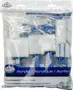 22Pc Foam Accessory Artist Pac