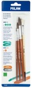Brushes Round, 101 Series NÂº 4, 10 And 16+1 Flat Brush(Chungking) 524 Series NÂº 8 (Goat&Synthetic)