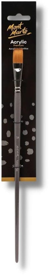 Mont Marte Artist Brush Taklon Flat Long 16