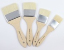Mars - Hog Flat Brush / Wash Brush - Set of 4