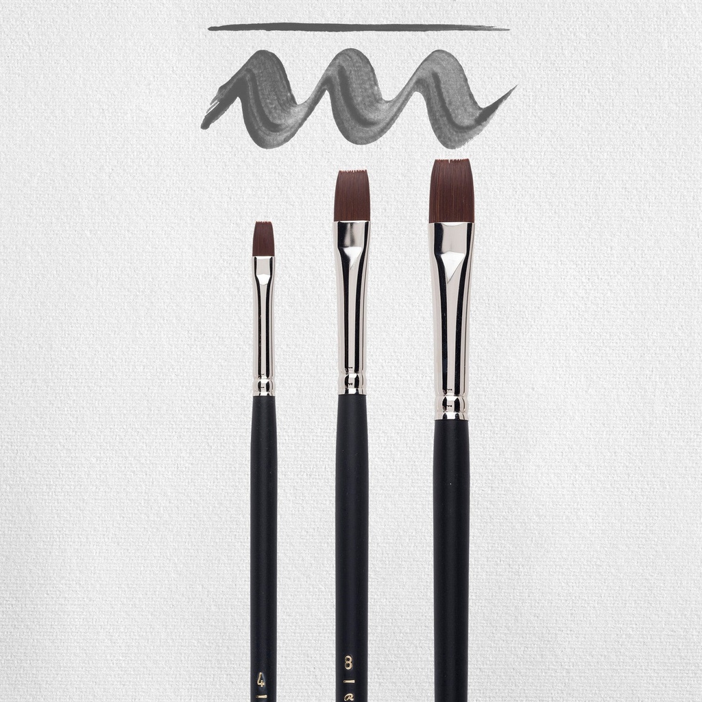 Rembrandt Oil & Acrylic brush set | series 290 no. 4-8-12