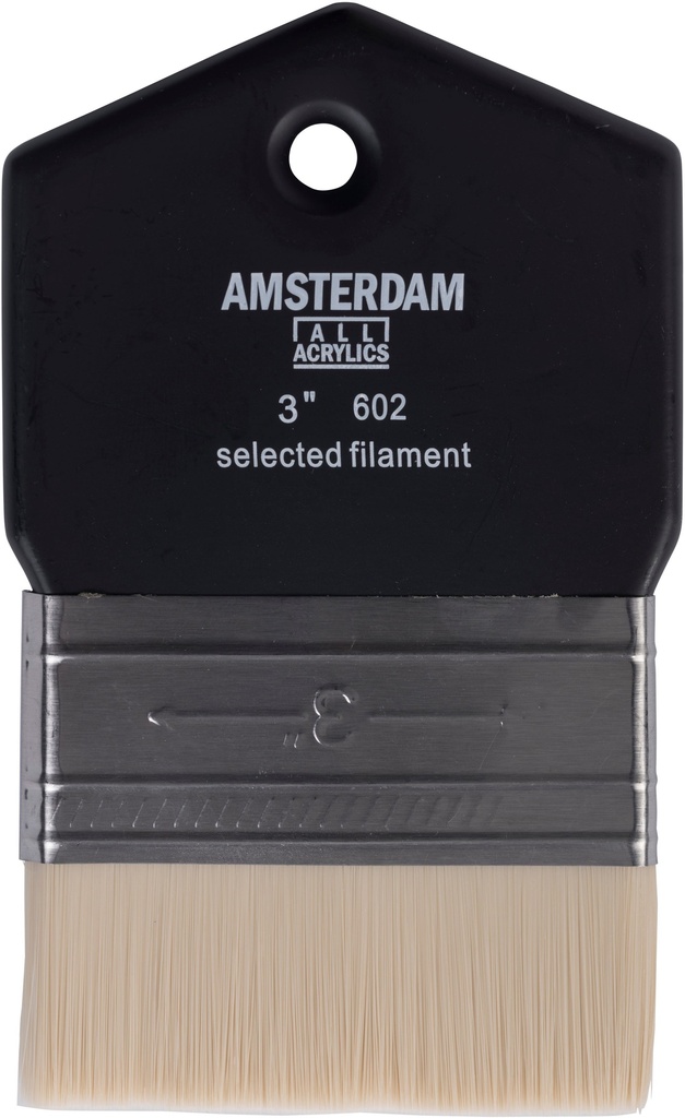 Amsterdam Paddle brush series 602 - 3 inch - synthetic hair