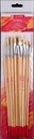 Talens Art Creation Oil & acrylic brush set hog bristle | 10 brushes