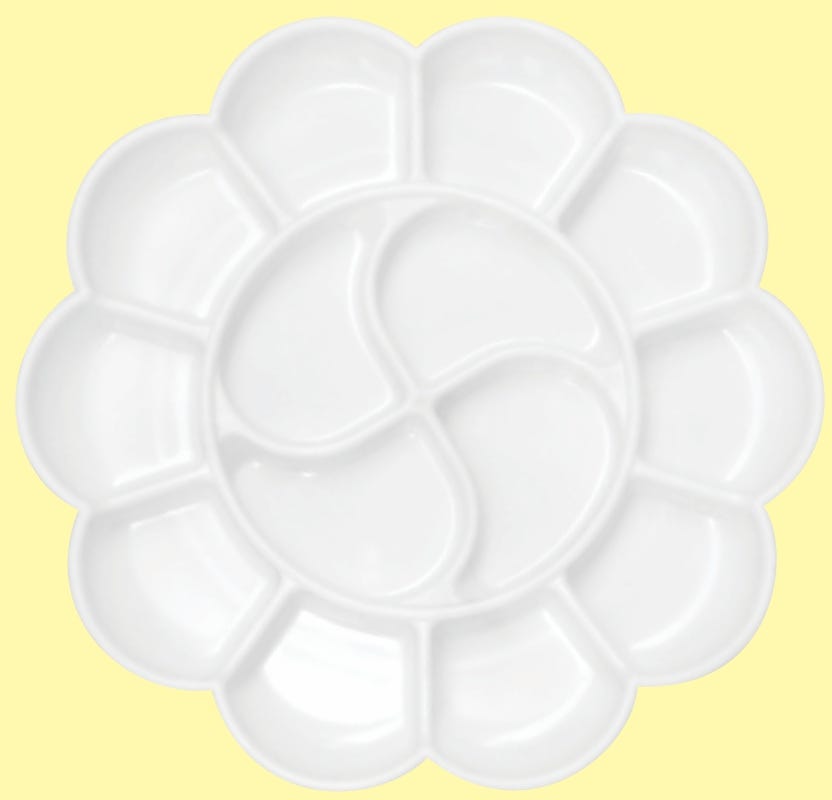 Palette Color Mixing Dish - Flower Big