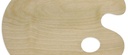 Palette Color Mixing - Wooden Oval - 300X380mm