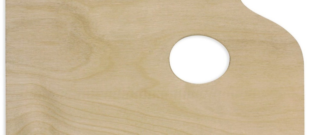 Palette Color Mixing - Wooden Square