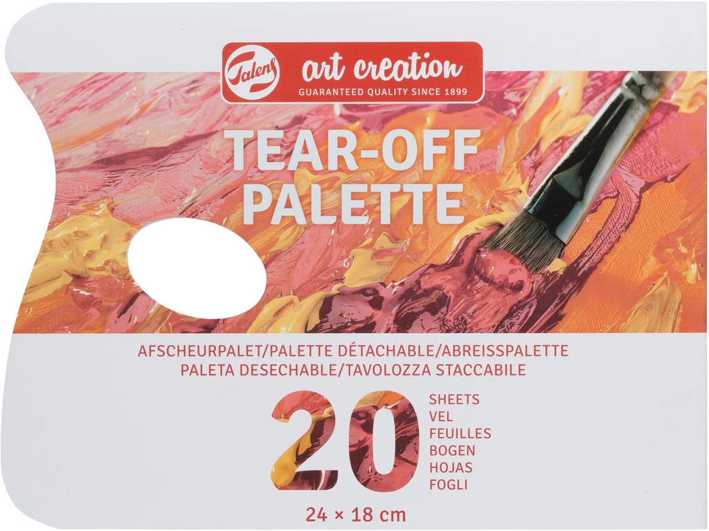 TAC TEAR-OFF PALETTE 18X24CM#