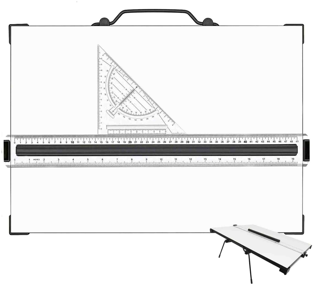 Drawing Board with Parallel Motion - A2 - 18.5 X 25.5"
