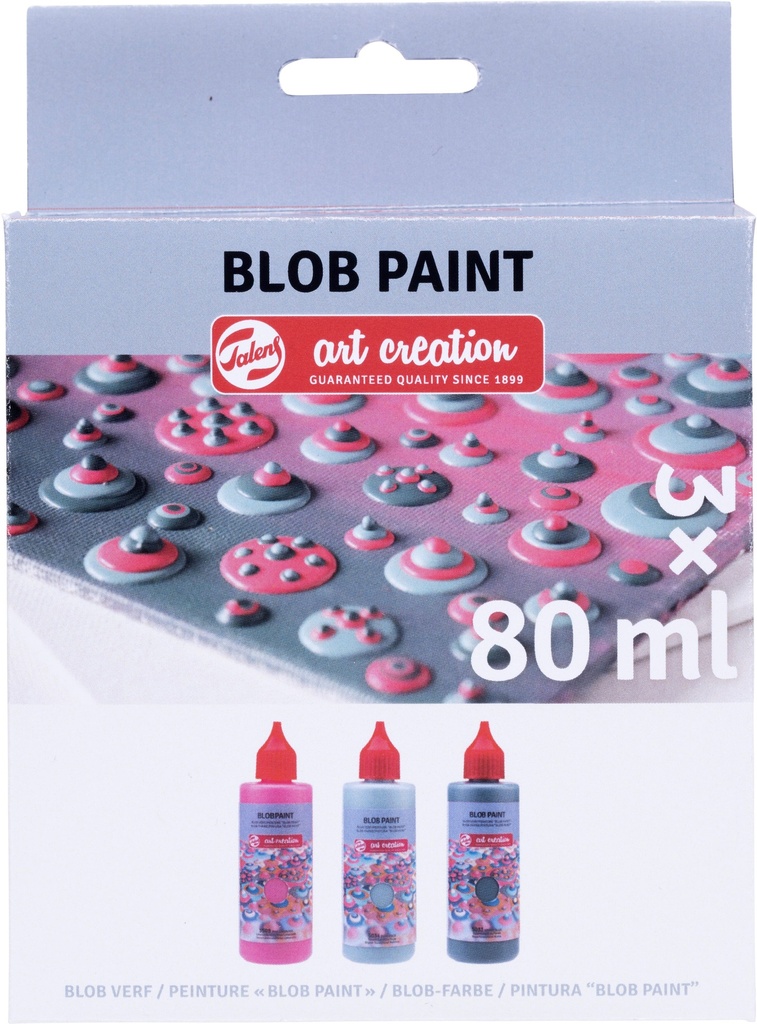 Talens Art Creation Blob Paint set Pink | 3 x 80 ml