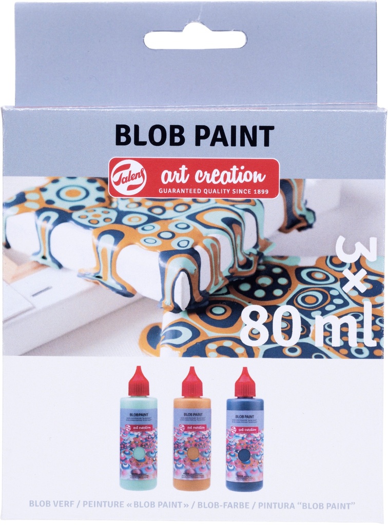 Talens Art Creation Blob Paint set Mint | 3 x 80 ml