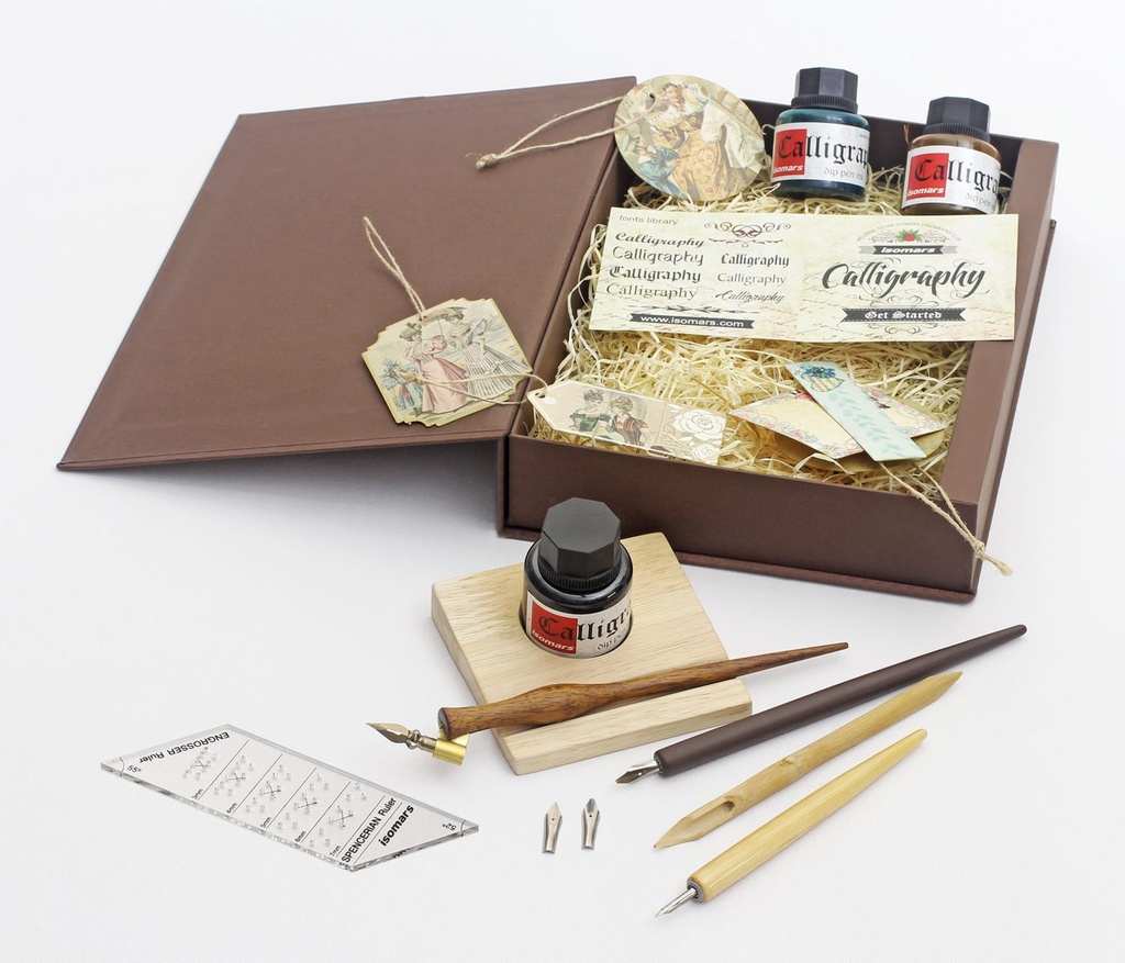 Calligraphy Arabic Pen Set - Lotus