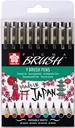 Pigma Brush Set 9#