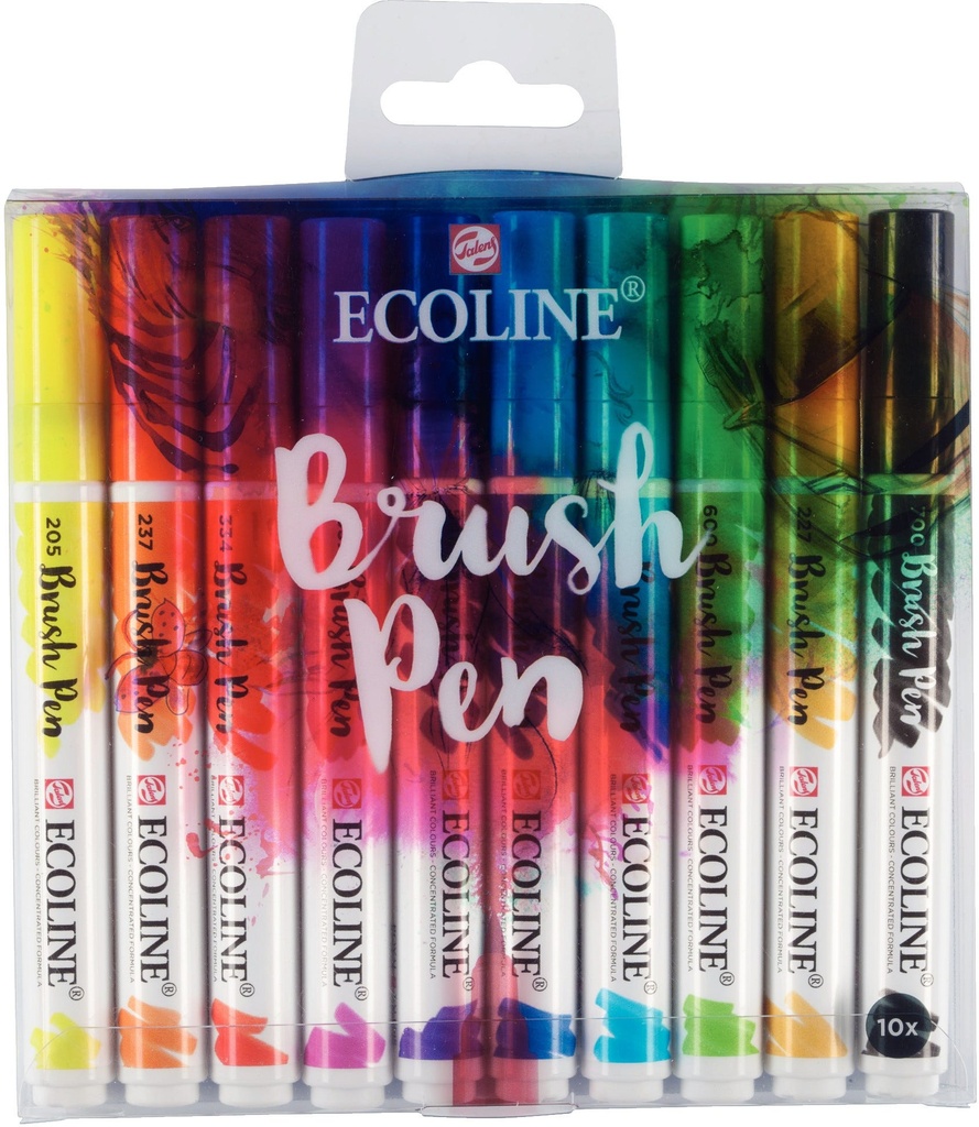 Ecoline Brush Pen set | 10 colors