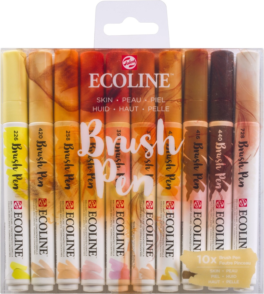 Ecoline Brush Pen set Skin | 10 colors