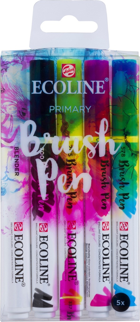 ECOLINE BRUSHPEN X5 PRIMARY