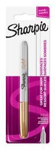 Sharpie Permanent Marker Metallic Gold Bls=1pc