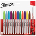 Sharpie Permanent Marker Fine Bls=12col