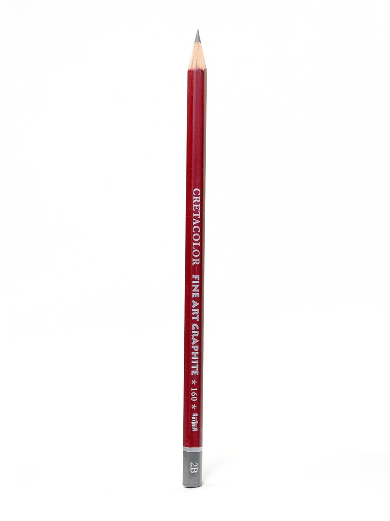 Graphite Pencils - Cleos Fine Art Red/Grey- 2B