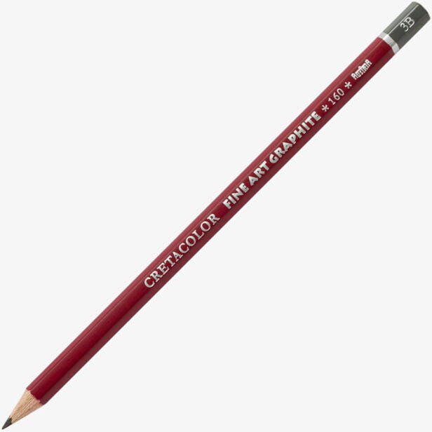 Graphite Pencils - CLEOS Fine Art red/grey - 3B