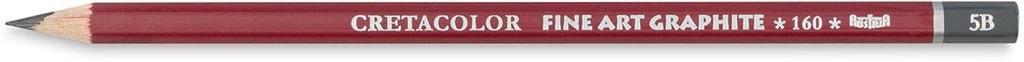 Graphite Pencils - Cleos Fine Art Red/Grey - 5B