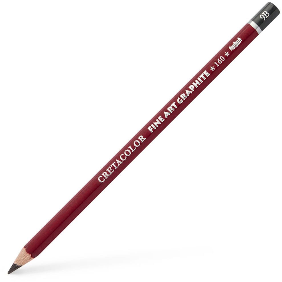 Graphite Pencils - Cleos Fine Art Red/Grey - 9B