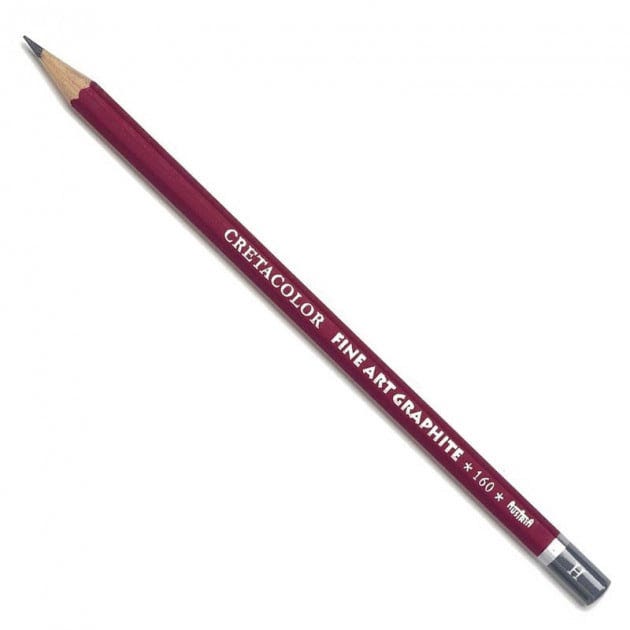 Graphite Pencils - Cleos Fine Art Red/Grey - H