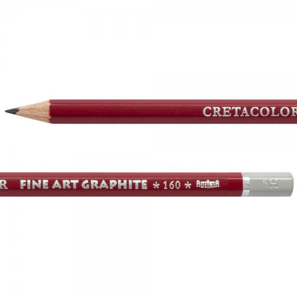 Graphite Pencils - Cleos Fine Art Red/Grey - 5H