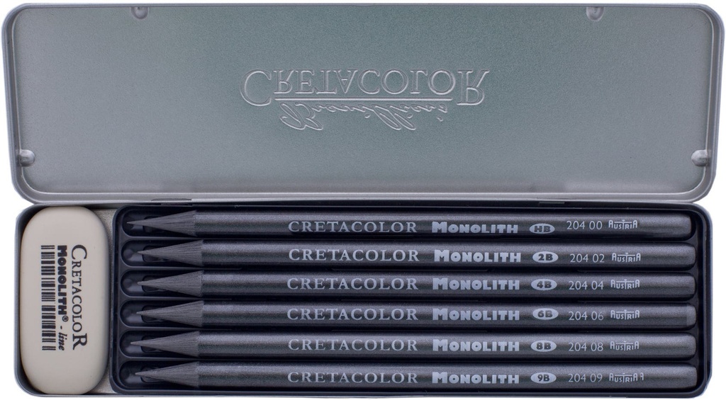 Monolith Pocket Set, 6 Graphite Monolith + 1 Eraser 300 44