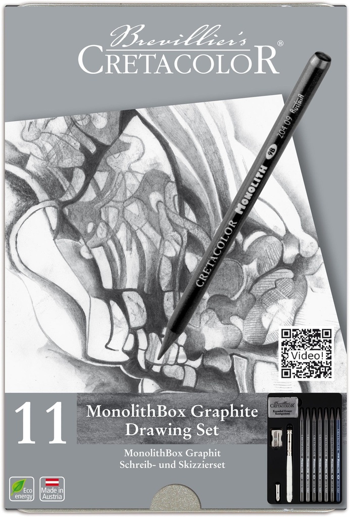 Monolith Graphite - Set Of 11 Pcs Assortment -Monolith Box - Tin Box