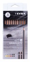 Sketch Pencil set of 12, Lyra Graduate Graphite