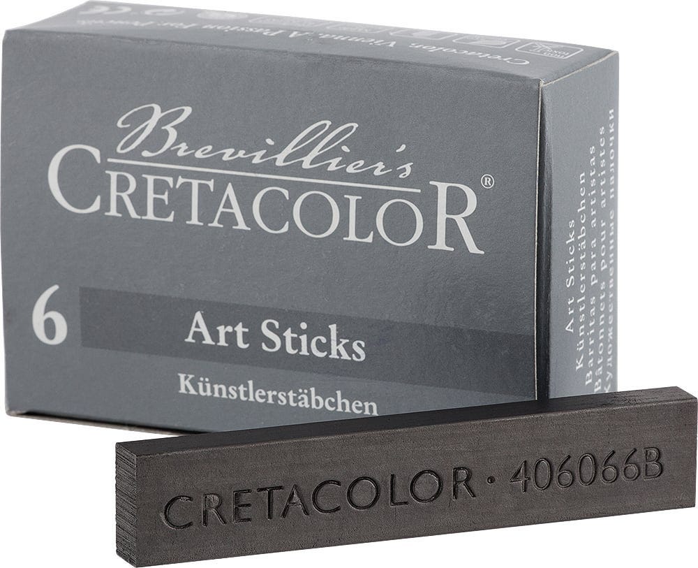 Graphite Sticks, 6B, thick 7x14mm, length 72mm