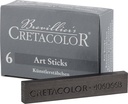Graphite Sticks, 6B, thick 7x14mm, length 72mm