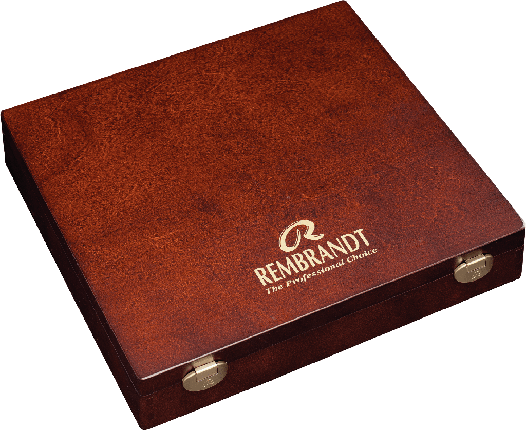 Rembrandt Soft pastel wooden box set Portrait Selection Professional | 90 whole pastels