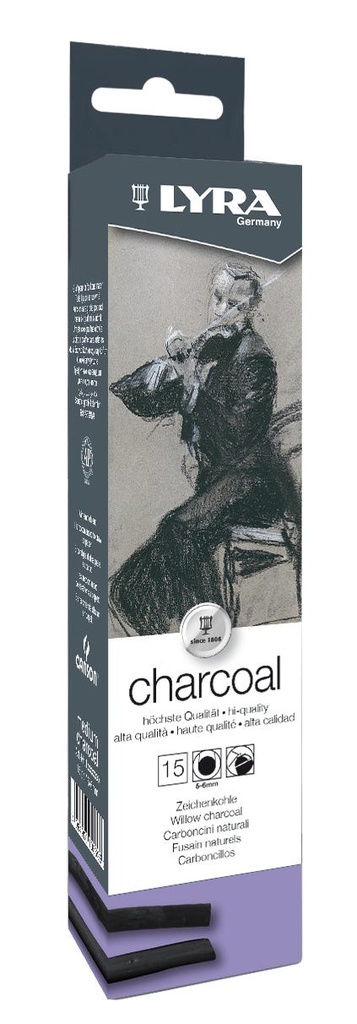 Cardboard Box 15 Charcoal Medium Ø 5-6 Mm