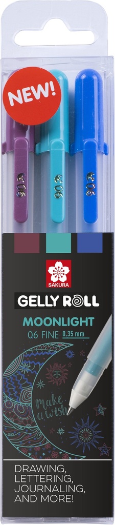 Sakura Gelly Roll Moonlight 06 set Galaxy | 3 colors
