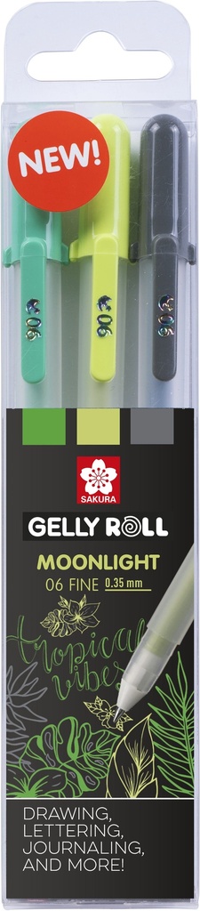 Sakura Gelly Roll Moonlight 06 set Botanical | 3 colors