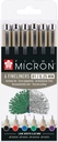 PIGMA MICRON 01 BASIC SET 6#