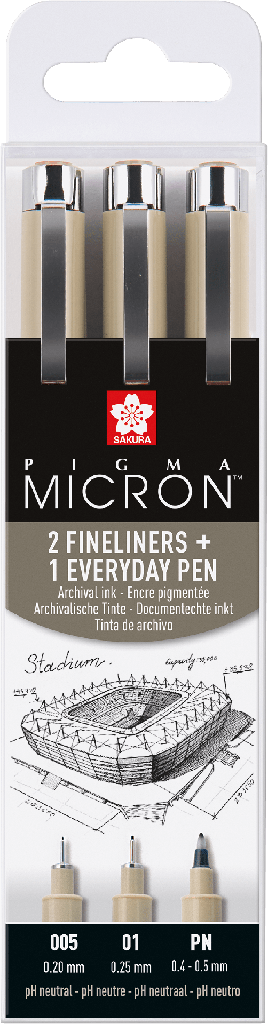 PIGMA MICRON SET 3 URBAN#